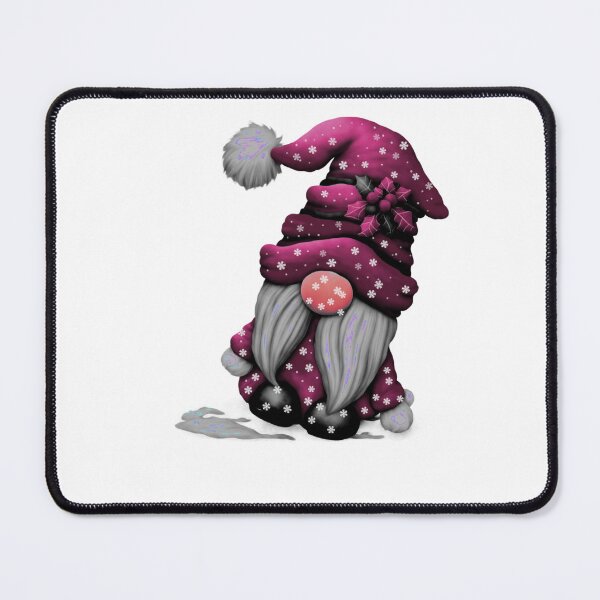 Item preview, Cute Purple Snow Flakes Santa Christmas Gnome designed and sold by ShreecreatE.