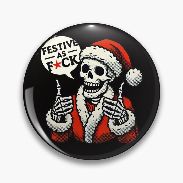 Artikelvorschau, Festliches Weihnachtsmann-T-Shirt mit Skelett-Motiv – lustiger Urlaubshumor entworfen und verkauft von DrawHandArt.