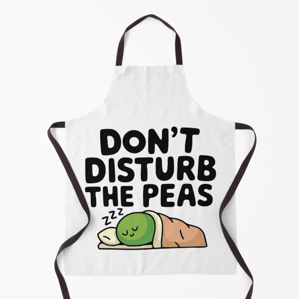 Item preview, Don't Disturb the Peas! Cute Pea Vegetable Pun designed and sold by PMCreative.