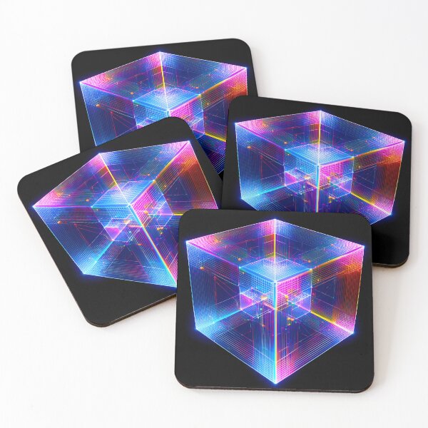 Item preview, Neon Cube of Infinity 4D designed and sold by somethingcreative.
