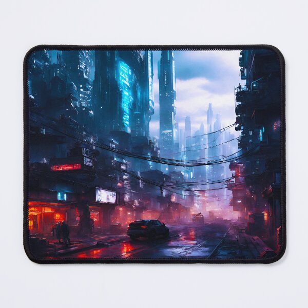 Item preview, Sci-Fi Cyber Cityscape 7 designed and sold by Tom-Johnson.