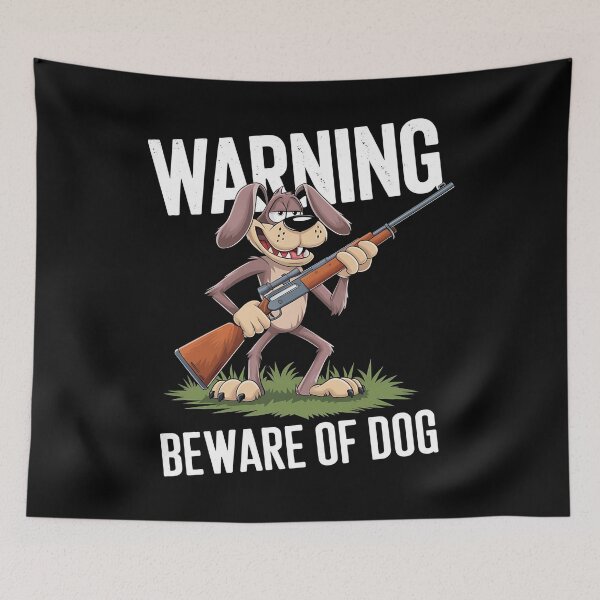 Item preview, Beware of dog - Dog sign - Warning sign - Dangerous dog - Dog on watch - Beware Of The Dog designed and sold by JansenGS.