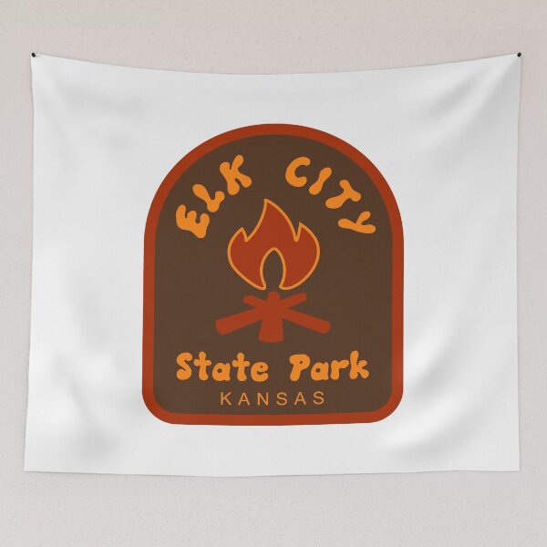 Item preview, Elk City State Park Kansas Campfire designed and sold by bivenart.