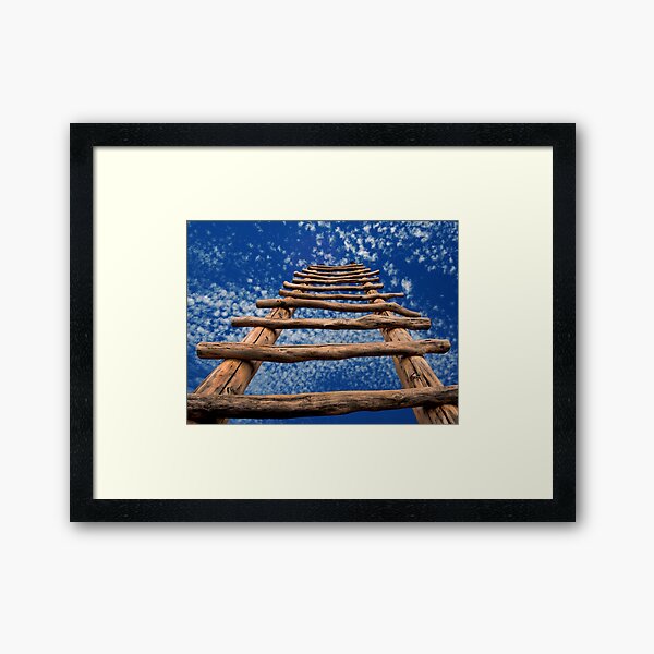 Kiva Ladder Framed Art Print