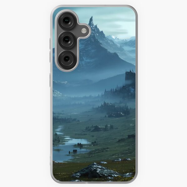 Aperçu de l'œuvre Paysage de montagne de Skyrim créée et vendue par somethingcreative.