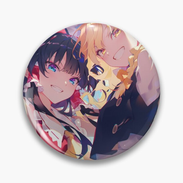 Item preview, Reimu Hakurei Marisa Kirisame - Touhou Project designed and sold by Weeb  Store.