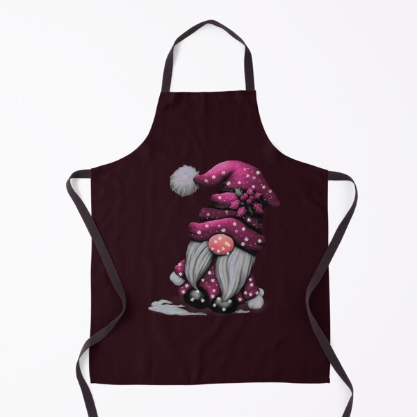 Item preview, Cute Purple Snow Flakes Santa Christmas Gnome designed and sold by ShreecreatE.