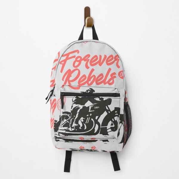 Item preview, Forever Rebels Vintage Motorcycle T-shirts  - Red/Black designed and sold by IronFlyers.