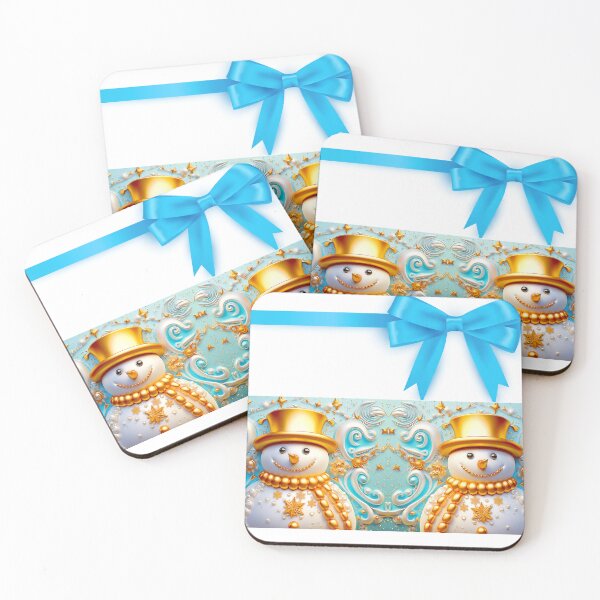 Item preview, Blue SnowMan Golden Hat Fairy Winter designed and sold by Printek.