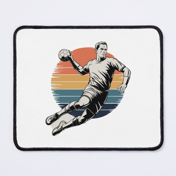 Item preview, Retro Vintage Trendy Modern Handball Player designed and sold by SOUFIANE1991.