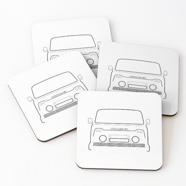 Item preview, Leyland 15 classic 1960s van black outline designed and sold by soitwouldseem.
