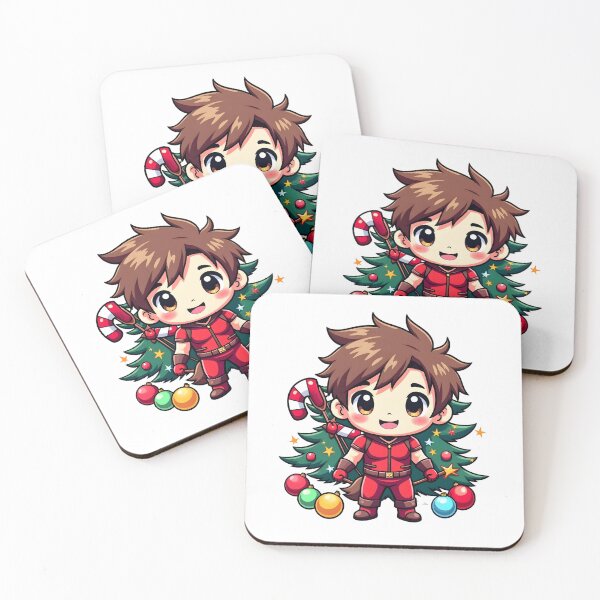 Item preview, Festive Chibi Hero Christmas - Cute Holiday Superhero Art designed and sold by IMMIX Store.
