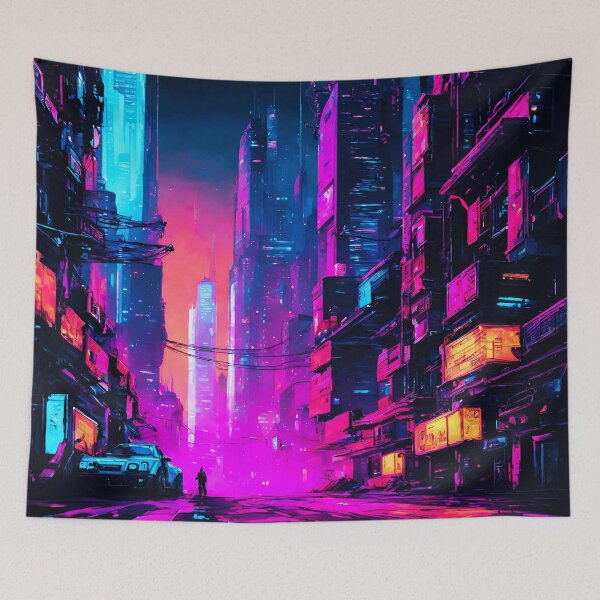 Item preview, Sci-Fi Cyber Cityscape 12 designed and sold by Tom-Johnson.