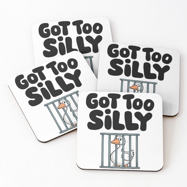 Item preview, Got Too Silly! Cute Silly Goose designed and sold by PMCreative.