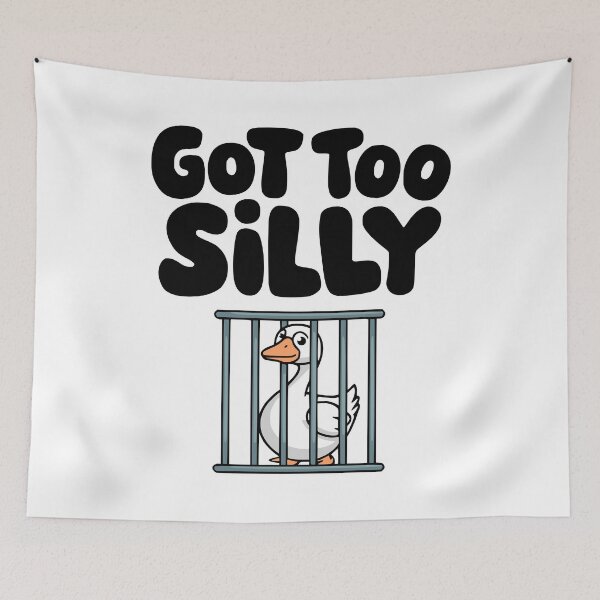 Item preview, Got Too Silly! Cute Silly Goose designed and sold by PMCreative.
