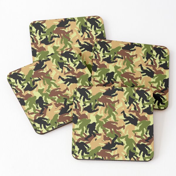 Item preview, Bigfoot Camouflage Camo Print Pattern designed and sold by HotHibiscus.
