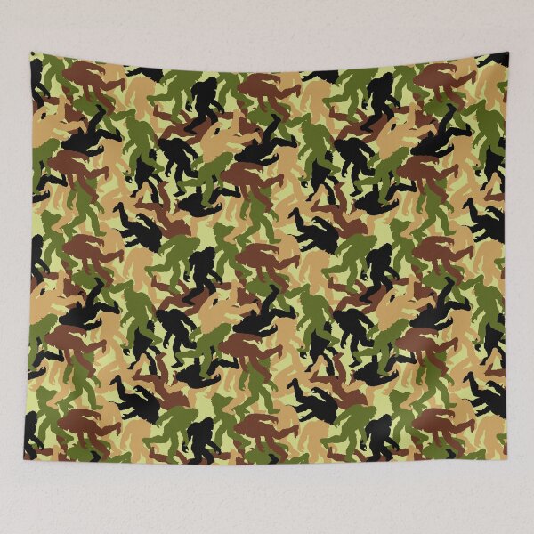 Item preview, Bigfoot Camouflage Camo Print Pattern designed and sold by HotHibiscus.