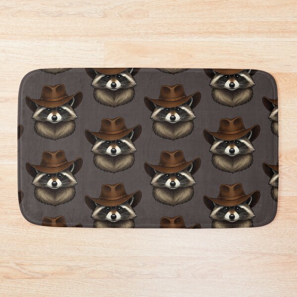 Item preview, Wildwest Cowboy Hat Raccoon designed and sold by CriaCreative.