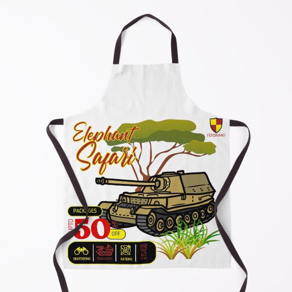 Item preview, WW2 Elephant Tank Safari Military Design designed and sold by KeepYourShirt.
