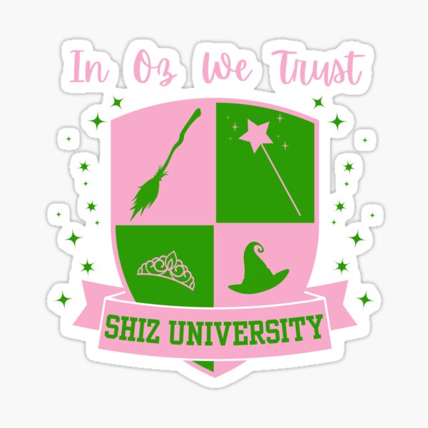 Item preview, Wicked Shiz University In Oz We Trust Crest designed and sold by ModernintheMix.
