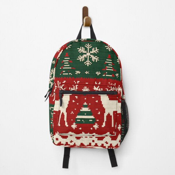 Item preview, Christmas Reindeer Knit Print red and Green designed and sold by AngelottiCR.