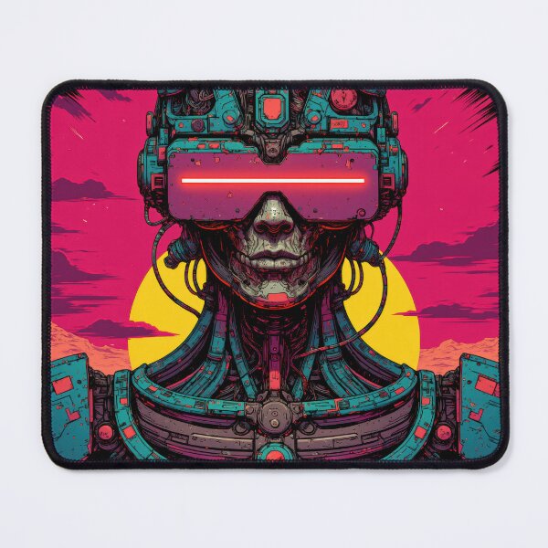 Item preview, Cyberpunk, sunset, cyborg, horror, designed and sold by Smash-420.