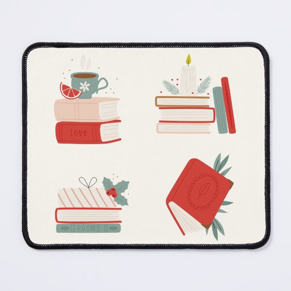 Item preview, Pastel Bookish Christmas Set designed and sold by Neadoodles.