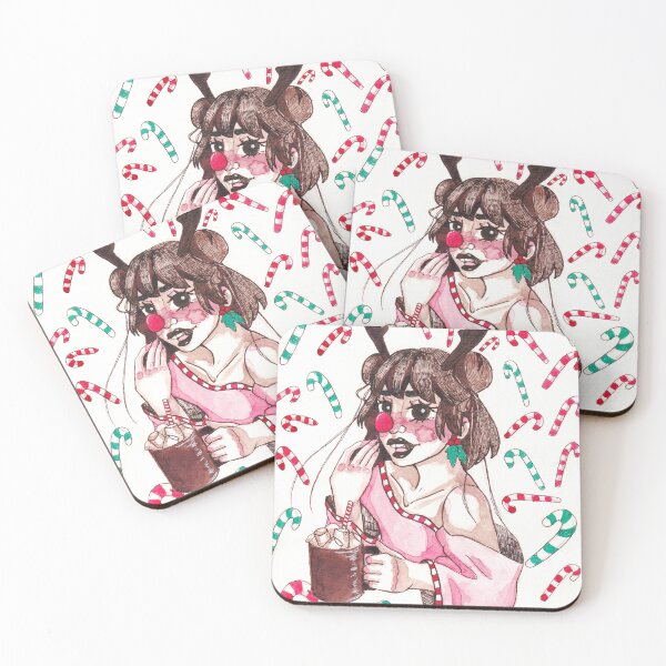 Item preview, Hot chocolate and Christmas carols designed and sold by veximonochrome.