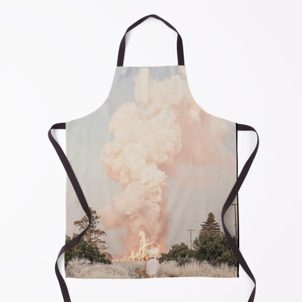 Item preview, Man Walking Near Rising Smoke Against Sky - Poetic Photography designed and sold by regnumsaturni.