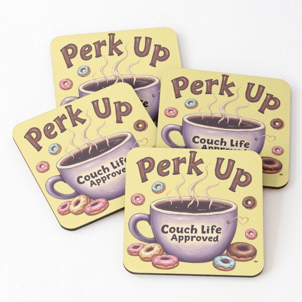Item preview, Perk Up: Coffee and Donut Bliss designed and sold by PosiPrints.