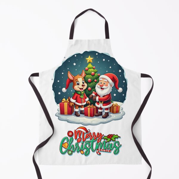 Item preview, Christmas Deer And Santana Claus designed and sold by Shamrocx.