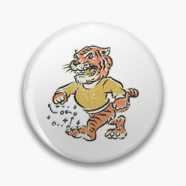 Item preview, YELLOW RETRO TIGERS PLAY designed and sold by jtozdesigns.