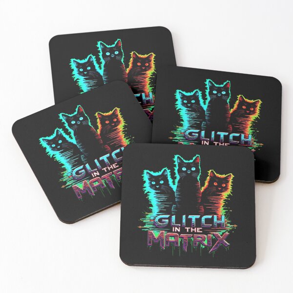 Item preview, Y2K-style glitch cat designed and sold by ArtCreator2023.