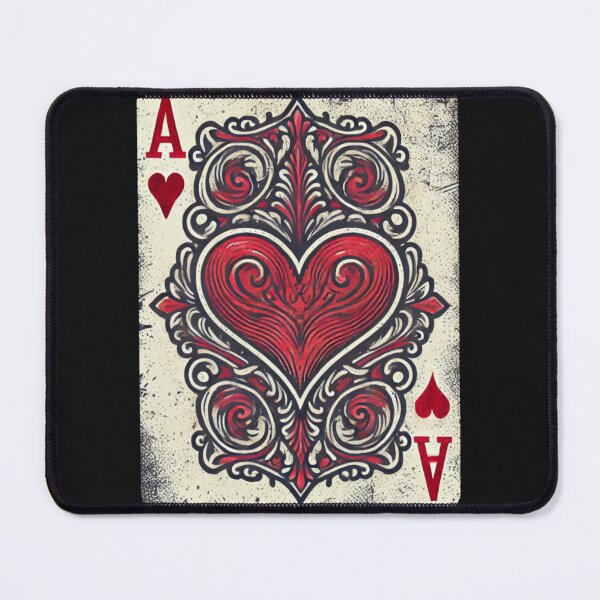 Item preview, Vintage Red Ace of Hearts T-Shirt Design designed and sold by uberjoe.