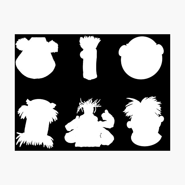 Item preview, The Muppets Silhouettes  designed and sold by Animals-by-JB.