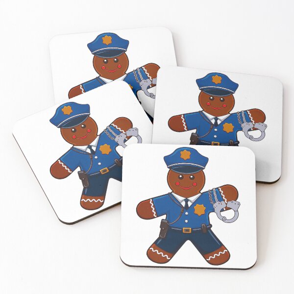Item preview, Gingerbread Police Officer Sweet Law Enforcer designed and sold by Amanda's Factory.