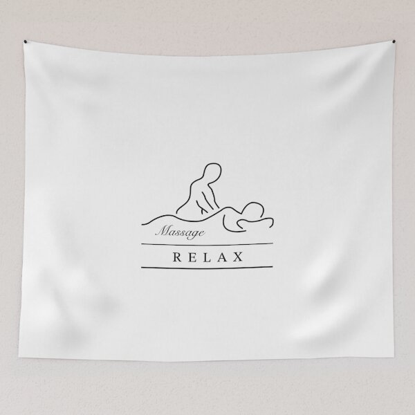 Item preview, Relax wellness massage therapist designed and sold by CocoBlogHD.