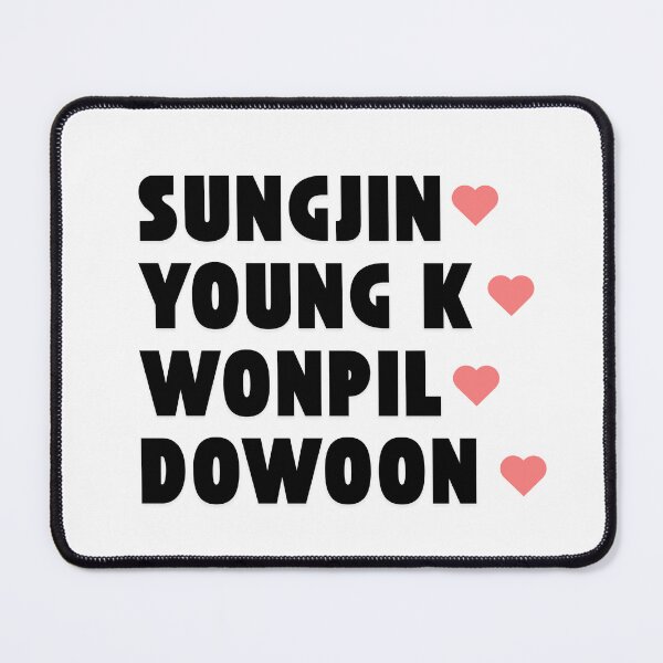 Item preview, DAY 6 with Member Names Kpop Group Design designed and sold by AJUNICE STUDIO.