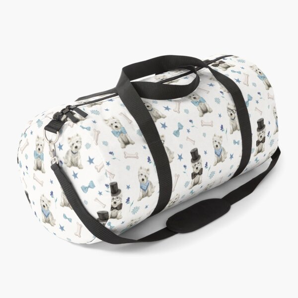 Item preview, White Westie with Accessories Whimsical designed and sold by LuciaS.
