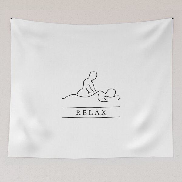 Item preview, Relax wellness massage therapist designed and sold by CocoBlogHD.