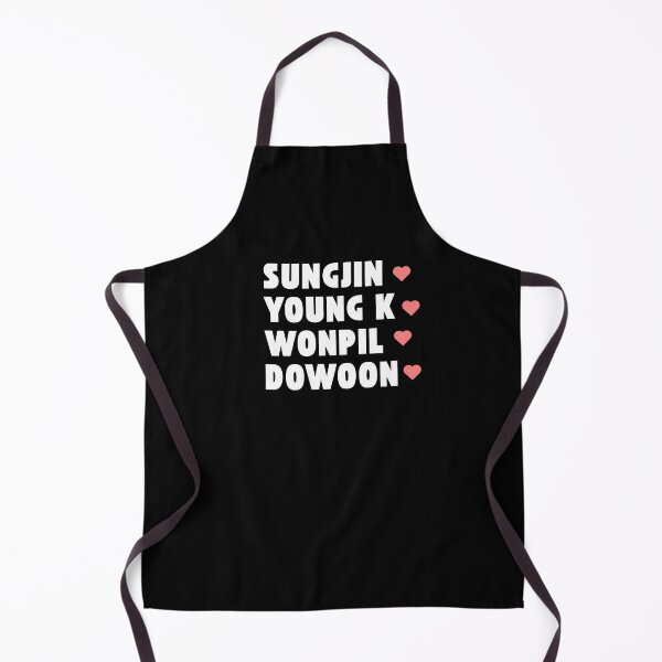 Item preview, DAY 6 with Member Names Kpop Group Design BLACK designed and sold by AJUNICE STUDIO.