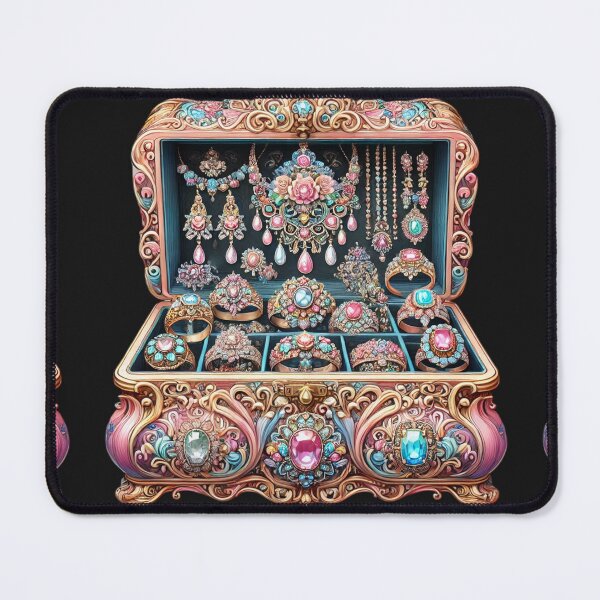 Item preview, Exquisite Jewelry Box - Intricate Vintage Treasure Design designed and sold by Desireehaz.