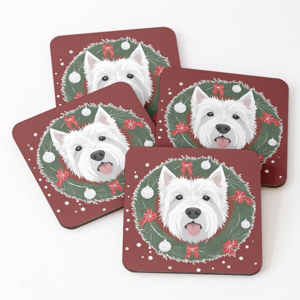 Item preview, Jolly Christmas - West Highland White Terrier Nose Edition designed and sold by GoodyPaws.