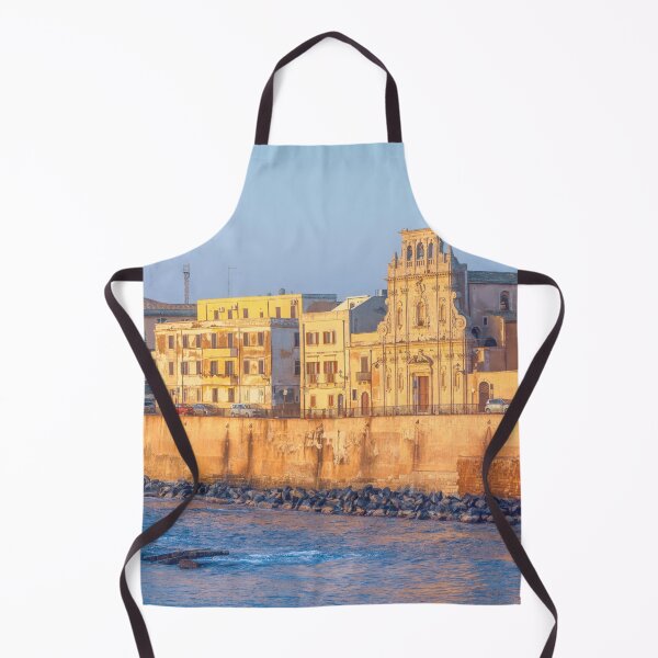 Item preview, Ortigia Sicily Waterfront Buildings Artistic designed and sold by PhotoArt by Joan Carroll.