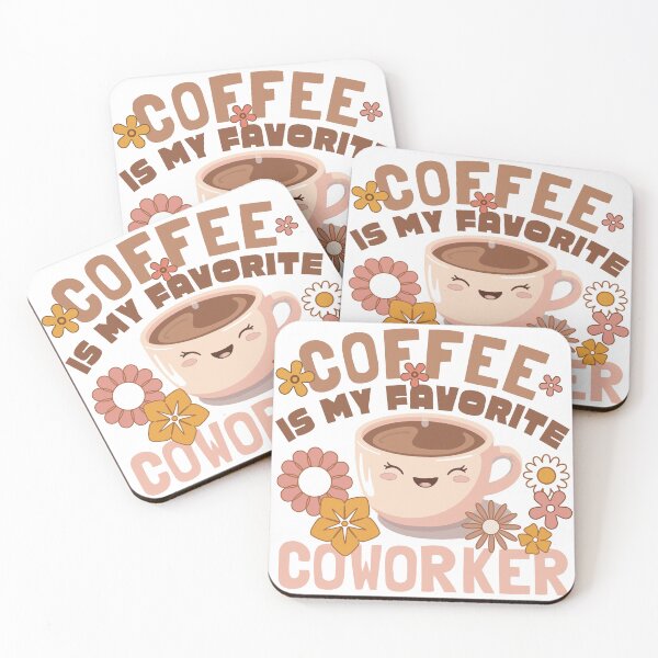 Item preview, coffee is my favorite coworker designed and sold by KaiLabsArt.