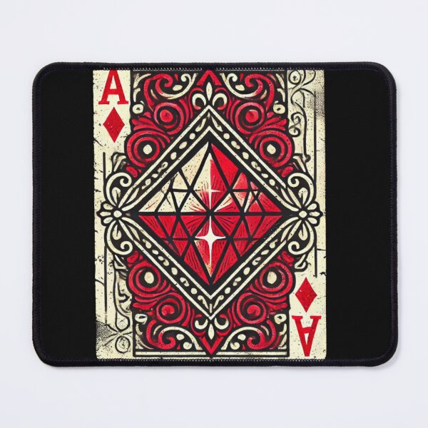 Item preview, Vintage Ace of Diamonds T-Shirt Design designed and sold by uberjoe.