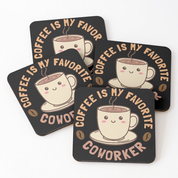 Item preview, coffee is my favorite coworker designed and sold by KaiLabsArt.