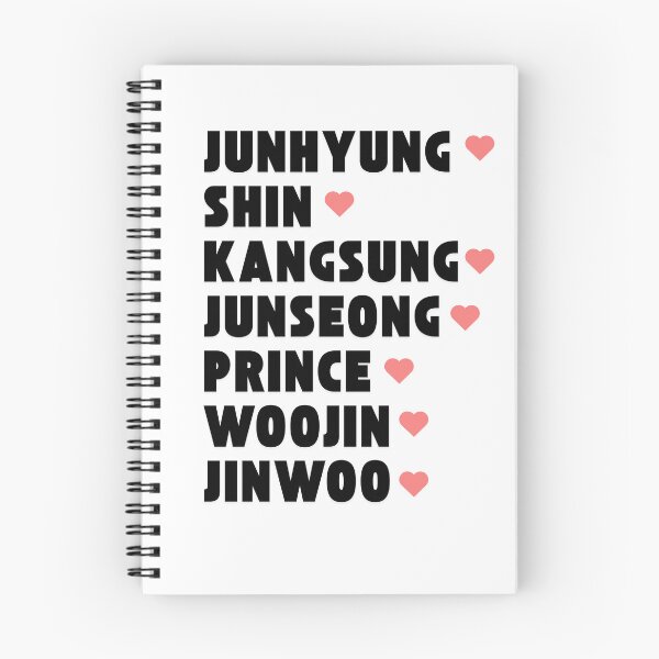 Item preview, GHOST9 with Member Names Kpop Group Design  designed and sold by AJUNICE STUDIO.