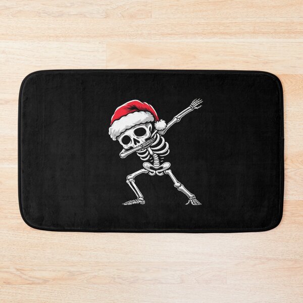 Item preview, Dabbing Skeleton with Santa Hat – Festive Fun designed and sold by Aredbox.