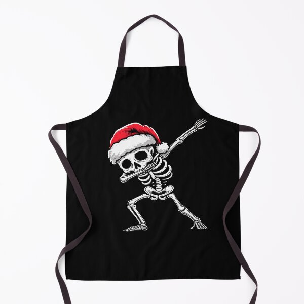 Item preview, Dabbing Skeleton with Santa Hat – Festive Fun designed and sold by Aredbox.